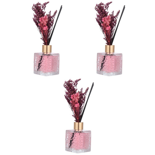 3Pièces Huile Rose Diffuseur Floral 2