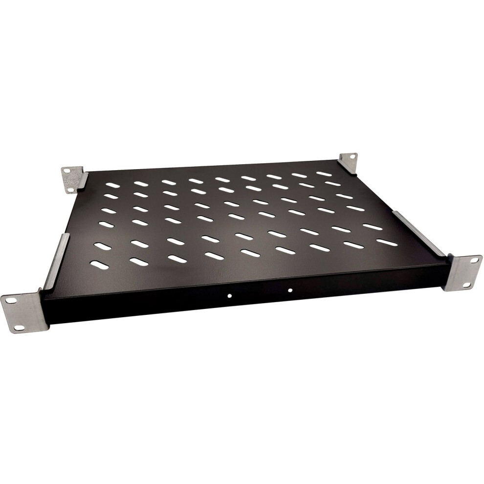 Lanview By Logon 1U 19" D=600Mm Fixed Shelf Black 5420016845245