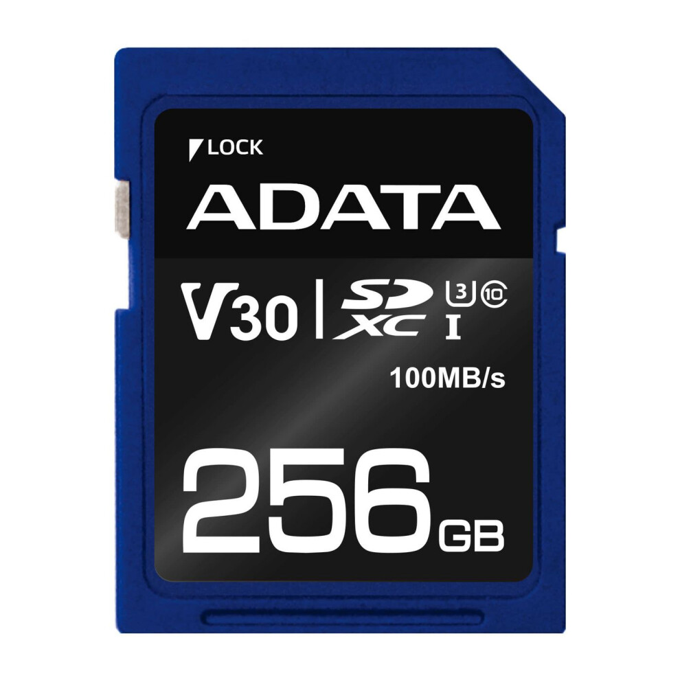 Adata 256 Gb Premier Pro Sdxc Uhs-I U3 Class 10 (V30s)