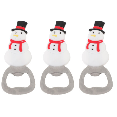 3Pcs White Portable Stainless Steel Christmas Tree Bottle 2