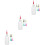 3Ensembles Bouteilles À Squeeze Céramique Couleurs Multiples 4