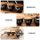 2Sets Multi-Function Black Ceramic Spice Storage Box with Cover Spoon 5