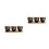 2Sets Multi-Function Black Ceramic Spice Storage Box with Cover Spoon 7