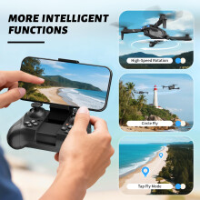 4DRC V13 Drone for kids Adults with 1080P HD FPV Camera, Foldable Mini RC Quadcopter With Waypoint, Functions,Headless Mode,Altitude Hold,Gesture Sel