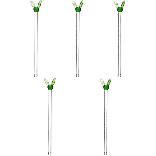 5Pcs Transparent Coffee Stir Sticks Ideal for Coffee Bars 1