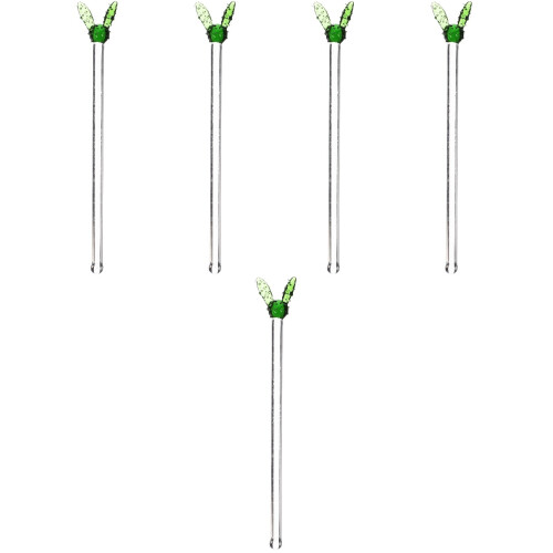 5Pcs Transparent Coffee Stir Sticks Ideal for Coffee Bars 2