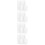 48Pcs White Plastic Bathroom Toothbrush Holder Cups Multi-Purpose Cups 7