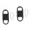 2Pièces Porte-Clés Chargeur Téléphone Noir, Style Moderne 3