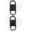 2Pièces Porte-Clés Chargeur Téléphone Noir, Style Moderne 4