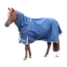 (XL, Navy) Highlander Plus Standard-Neck Lite Horse Neck Cover