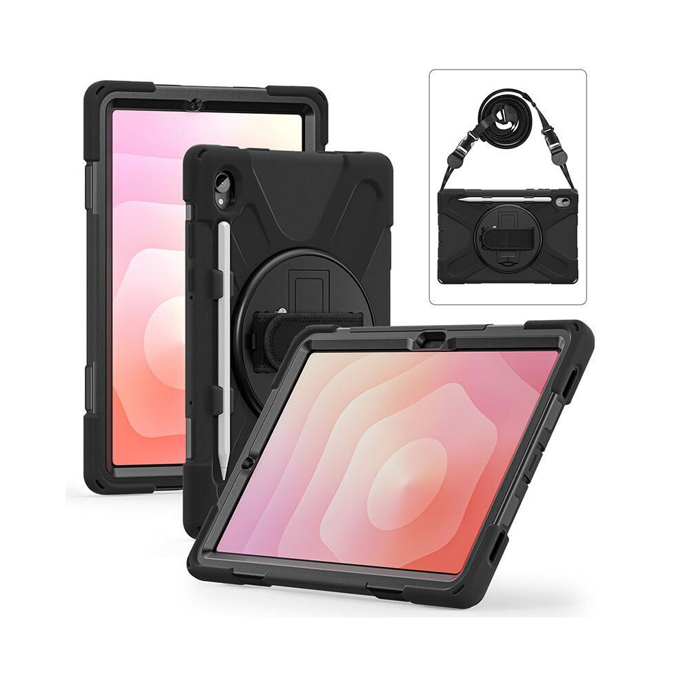 Estuff Galaxy Tab S11 Austin Defender Case Without Built-In Screen Protector - Black 5715328146037