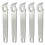 10Pièces Mini Ouvre-Flacon Réutilisable Portable Argent 10