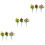 9Pièces Décor Branches Fruits Assorties Maison Restaurant 4