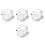 4Pièces Épingle Cheveux Rose Clip Floral Broche Double Usage 2