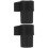 2Stk ABS Sax End Cap Schwarz Robust Saxophon Zubehör 4