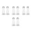 8Pcs White Pc Light Bulb Socket Adapter High Temp Resistant Extender 3