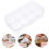 4Pièces Boîte De Rangement Oeufs Blanche Durable Pour Et Camping 5