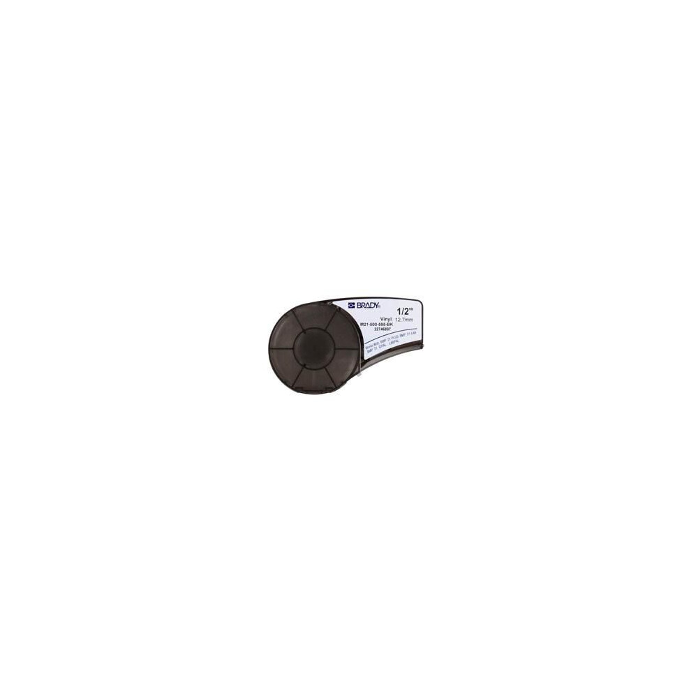 Brady On Vinyl Tape For Bmp21-Plus; Bmp21-Lab; Bmp21; Idpal; Labpal 12.70 Mm X 6.40 M White/Black 754473930530
