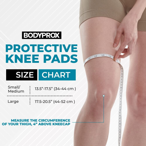 Bodyprox Protective Knee Pads, Thick Sponge, Collision Avoidance Knee Sleeve(Small/Medium) 1