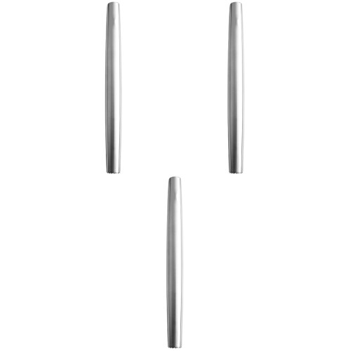 3Pcs Stainless Steel Dough Roller Smooth Kitchen Baking Tool 2