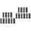 200Pcs Phone Speaker Mesh Black Dustproof Sticker for Mobile Devices 4