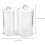 Boîte Transparente En Pour Rangement Coton Cosmétiques 2
