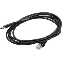 Honeywell USB Power/Communication Cable straight black with power connector