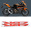 Waterproof Motorcycle Stickers Red 1