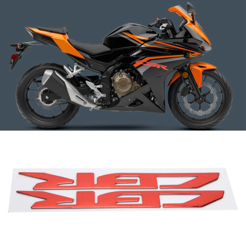 Waterproof Motorcycle Stickers Red