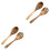 4Pièces En Bois Café Ensemble Simple Résistant 2