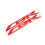 Waterproof Motorcycle Stickers Red 4