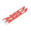 Waterproof Motorcycle Stickers Red 9