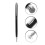 2Pcs Black Metal Stylus Pen for Tablets Dual Function Touchscreen Use 8