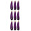 9Pcs Multi-Color Simulation Foam Eggplants Fake Vegetable Photo Props 5