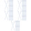 200Pcs Reliable Blue Plastic Bookbinding Clips Slide Grip Binding Bars 6