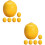 12Pcs Resin Mini Artificial Lemons Yellow Miniature Models for Display 5