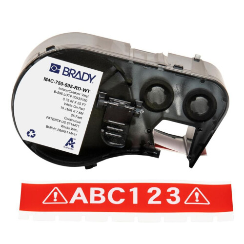 Brady M410/BMP41/M510/BMP51/BMP53/M511 Label Printer Tape