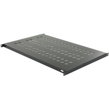 Lanview by Logon TRAY FOR CABINETS D=1000 FIXED SHELF BLACK