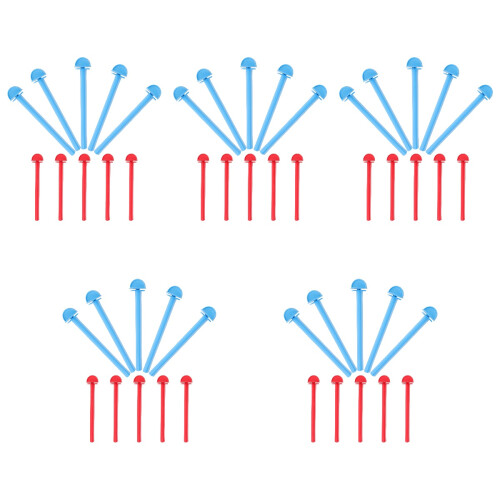 50Pcs Safe Plastic Parakeet Cage Perches for Bird Play and Standing 1