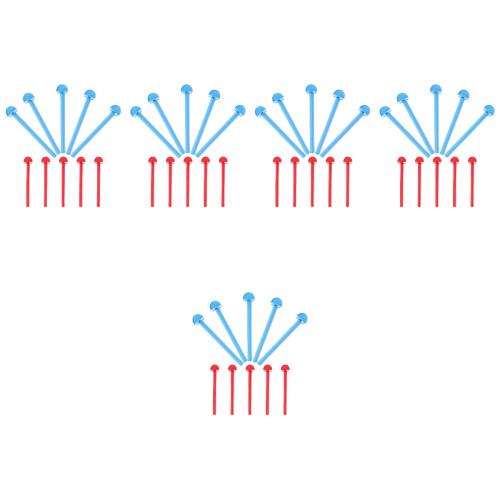 50Pcs Safe Plastic Parakeet Cage Perches for Bird Play and Standing 2