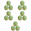 15Pcs Mini Artificial Watermelon Models Realistic Green Resin Decor 6