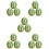 15Pcs Mini Artificial Watermelon Models Realistic Green Resin Decor 7