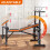 600lbs Weight Bench Adjustable Bench Press Set with Squat Rack, Olympic Workout Benches with Leg Developer Preacher Curl 4