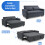(Grey Linen) 2 Seater Sofa Bed 3-in-1 Pull out Recliner Sleeper 4
