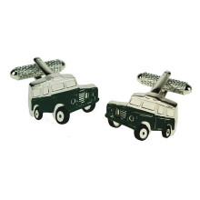 Onyx Art London Classic Green Landrover Jeep Mens T-Bar Cufflinks