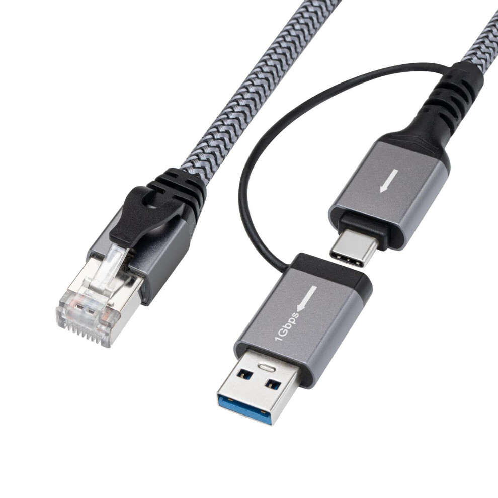 Microconnect Cat6 Rj45 Ftp To Usb A-C Adapter Cable 10 Meter Network Adapter 5715063466889