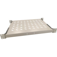 Lanview by Logon 1U 19" D=600MM FIXED SHELF WHITE