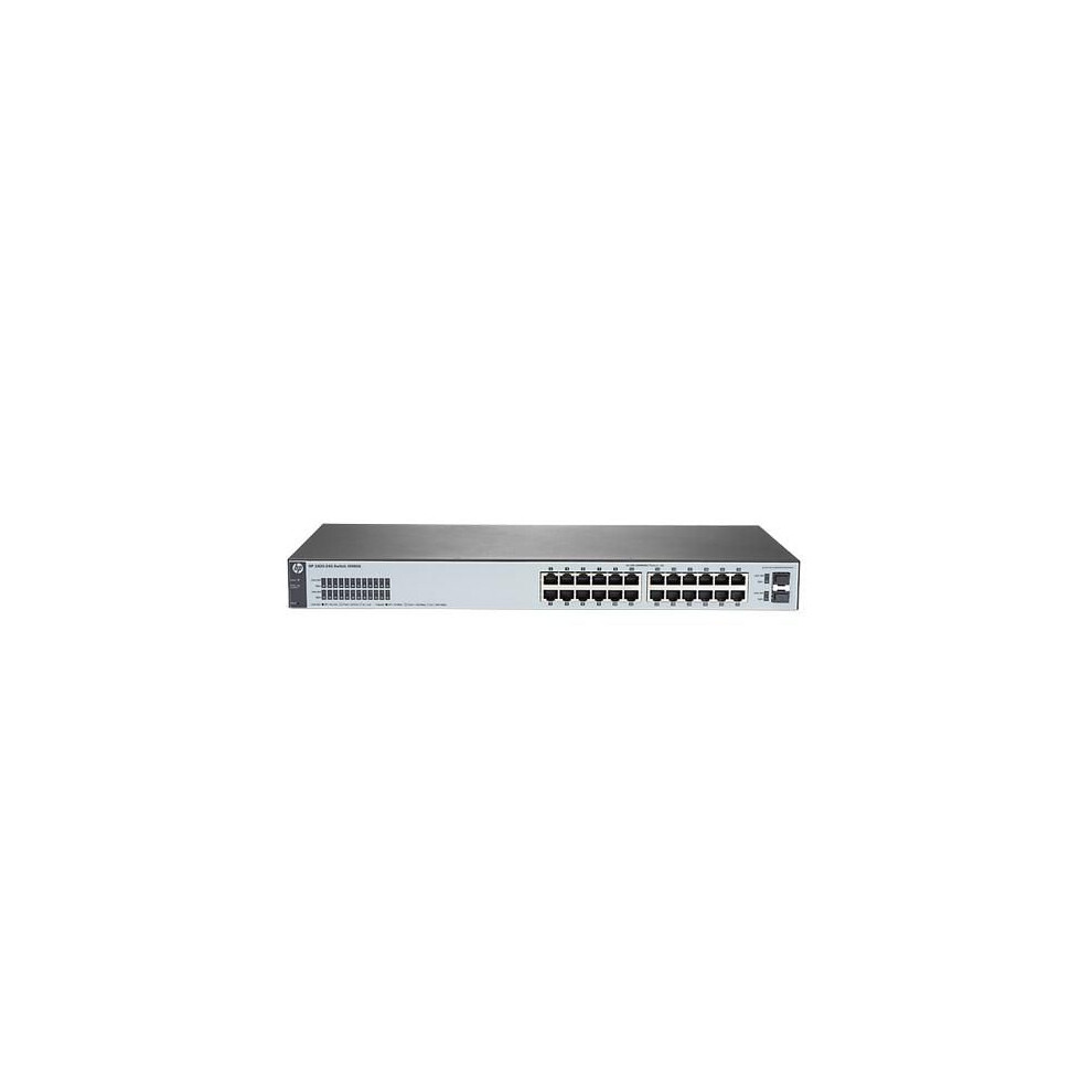 Hewlett Packard Enterprise Rj-45 X 24 Sfp X 2 Arm Cortex-A9 400 Mhz 128 Mb Sdram 16 Mb Flash Buffer 1.5 Mb 52 Gbps 8000 Entries 5704174986973