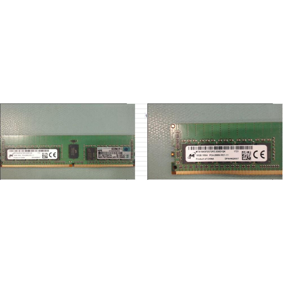 Hewlett Packard Enterprise Dimm 16Gb Pc4-2666V-R 2Rx4 5711783851882