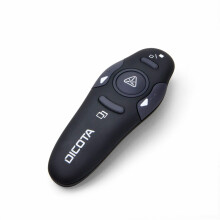 Mando a distancia de presentación - DICOTA - PinPoint - Puntero láser integrado - Pila AAA - 10m